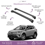 Piece Lockable Roof Rack Cross Bars For Toyota RAV4 2013-2018 Black. Fixed Price $124.90.