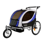 Clevrplus Deluxe 3-IN-1 Bike Trailer Stroller Jogger For Kids, Blue. Fixed Price $229.99.