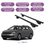 Erkul Roof Rack Cross Bars For Vw Jetta Sportwagen 2009-2014 Black. Fixed Price $134.91.