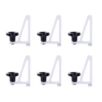 Van Roof Ladder Rack And Truck Carrier Load Stop White(set 6). Fixed Price $46.90.