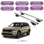 Erkul Roof Rack Cross Bars For Kia Sorento 2021-2025 With Flush Rails Silver. Fixed Price $157.41.