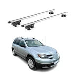 For Mitsubishi Outlander 03-06 Omac G006018 Gray Raised Roof Rails Cross Bars. Fixed Price $99.99.