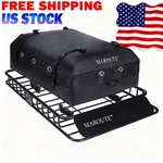51"X36"X5" Heavy Duty Rack Cargo Basket With 15 Cu Ft Waterproof Bag. Fixed Price $142.78.