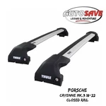 Thule Wingbar Edge Silver Roof Set Porsche Cayenne MK.3 18-22 Closed Rails. Fixed Price $447.21.