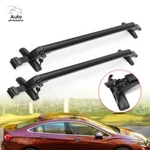 Black Aluminum Universal Top Roof Rack Cross Bar 43.3"W/LOCK Luggage Carrier. Fixed Price $54.69.