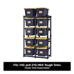 10-TOTE Metal Storage Rack For Hdx 14 And 27 Gal. Totes (50 In. W 78. Fixed Price $217.28.