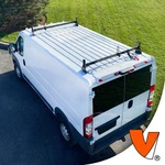 H1 2-BAR Aluminum Rack System Ram Promaster 2013-CURRENT (all Trims) Black. Fixed Price $474.05.