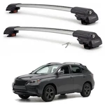 Roof Rack Cross Bars For Lexus RX350 RX450 2010-2015 Aluminum Silver Pair 220LB. Fixed Price $199.99.