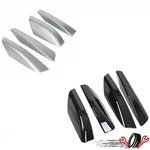 Silver/black Roof Rack Rail End Cover Shell Cap For Toyota 4RUNNER N210 2003-09. Fixed Price $14.88.
