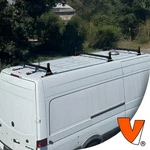 H1 3-BAR Steel Rack System Mercedes Sprinter 2007-CURRENT High Roof Black. Fixed Price $654.55.
