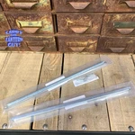 Vw Volkswagen Bus Front Door Sliding Window Divider Bar & Clips Lt Rt To 1967. Fixed Price $18.00.
