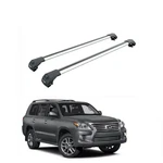 For Lexus Lx 570 2008-2015 Roof Rack Cross Bars Raised Rail Alu Silver. Fixed Price $208.00.