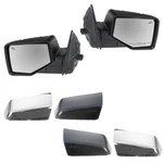 Heated Power Puddle Light Side Mirrors W/ Chrome & Caps Pair For Explorer. Fixed Price $400.57.