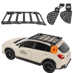 Fit 13-17 Subaru Xv Crosstrek Roof Rack Cargo Carrier + Window Molle Panel Steel. Fixed Price $279.55.