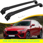Black Lockable Cross Bars For 2017-2024 Maserati Levante Roof Rack Rail. Fixed Price $89.00.