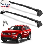 Heavy Duty 300LBS Lockable Roof Rack Cross Bars Compatible With Jeep Grand Chero. Fixed Price $159.01.