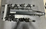 Thule Hitch Mount 4 Bike Rack Carrier Foldable Tilt Steel Missing Straps. Fixed Price $99.95.