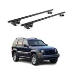 Fits Jeep Liberty 2002-2007 Roof Rack Cross Bars Black Luggage Carrier Pcs. Fixed Price $99.99.