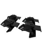 Thule Sweden Rain Gutter Roof Rack Towers Set 4 Black. Fixed Price $119.99.