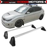 Fits 08-14 Subaru Impreza Wrx Sti Roof Rack Cross Chrome Aluminum Kit 2PCS. Fixed Price $85.97.