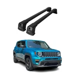Roof Rack Cross Bars Luggage Carrier For Jeep Renegade 2015-2023 Alu Black Pcs. Fixed Price $179.99.