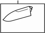 63492-0C020 Toyota Cover, Roof Rack Leg, Front Lh 634920C020, New Genuine Oem Pa. Fixed Price $58.28.