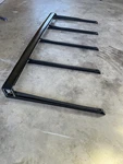 Rear Trunk Deck Lid Luggage Rack Black Euro Style 4620. Fixed Price $125.00.