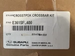 Roof Rack Bar-cross Assembly Aero, Front/rear Subaru Oem Accessories. Fixed Price $250.00.