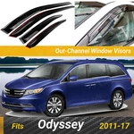 For Honda Odyssey 11-17 Tinted Window Visor Rain Sun Guard Vent Deflectors. Fixed Price $36.99.