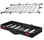 Curt 49X22.5 Black Aluminum Basket Hitch Cargo Carrier + Net 500LB 2" Shank. Fixed Price $293.95.