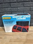 Samsonite Rooftop Cargo Carrier Weather Resistant 13 Cu. Ft. Open Box. Fixed Price $26.95.