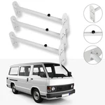 3 Fullsize Van Roof Ladder Rack Steel For 1996-ON Chevy Express Black. Fixed Price $93.49.