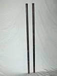 Set 2 Yakima Cross Bars 48" Round For Bike Ski Roof Rack Systems. Fixed Price $58.00.