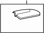 63494-0C020 Toyota Cover, Roof Rack Leg, Rear Lh 634940C020, New Genuine Oem Par. Fixed Price $49.76.