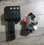 Brok Flip Mount Adjustable Ball With Hitch 2IN Shank 51054, No Pins... Fixed Price $45.99.