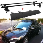 For Mitsubishi Lancer 54" Roof Rack Cross Bar Luggage Carrier +air Deflector Kit. Fixed Price $189.11.
