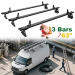 3BARS 63" Roof Rack Ford Transit,ram Promaster,nissan Nv,van Ladder. Fixed Price $215.00.