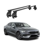 Smooth Roof Racks Cross Bars Luggage Carrier For Volvo S60 2019-2024 Black 2PCS. Fixed Price $199.99.