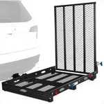 Silver Spring Folding Scooter/wheelchair Carrier With Ramp & Hitch Mount (used). Fixed Price $155.00.