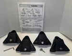 Set Yakima Q-towers Roof Rack For Round Bars 8000124. Fixed Price $75.00.