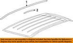 Ford Oem 07-15 Edge,mkx Trim-roof Rack 7T4Z7855115BC. Fixed Price $304.84.