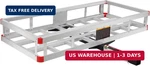Maxxhaul 70108 Aluminum Cargo Carrier With High Side Rails- Trailer Hitch Mount. Fixed Price $196.71.