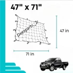 Mitsubishi L200 2008-2025 47" X 71" Heavy Duty Cargo Net Bed Tie Down Hooks. Fixed Price $22.50.