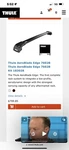 Thule 7602B Roof - Rack. Fixed Price $575.00.