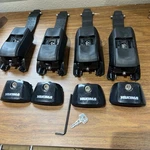 Yakima Timberline Towers + Locks And Key For Raised Siderail Vehicles. Fixed Price $189.00.