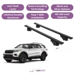 Erkul Roof Rack Cross Bars Ford Explorer 2020-2026 Raised Rails Black. Fixed Price $184.90.