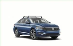 Genuine Volkswagen Base Carrier Bars Black/silver 17A-071-126-A. Fixed Price $430.53.
