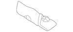 Genuine Volkswagen Lock Carrier Bracket 1C0-813-744-B. Fixed Price $18.66.