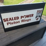 Sealed Power Piston Rings Large Vintage Catalog Rack Double Row Shop Display. Fixed Price $115.00.