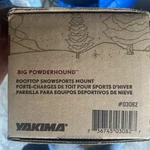 Yakima Big Powderhound Ski And Snowboard Rack. Fixed Price $95.00.